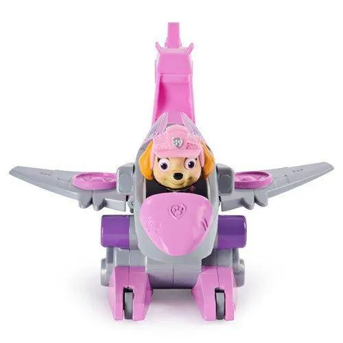 PAW Patrol Dino Rescue Deluxe Rev-Up Vehicle and Figure - Skye