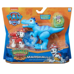 Paw Patrol Dino Rescue Pups Marshall And Velociraptor