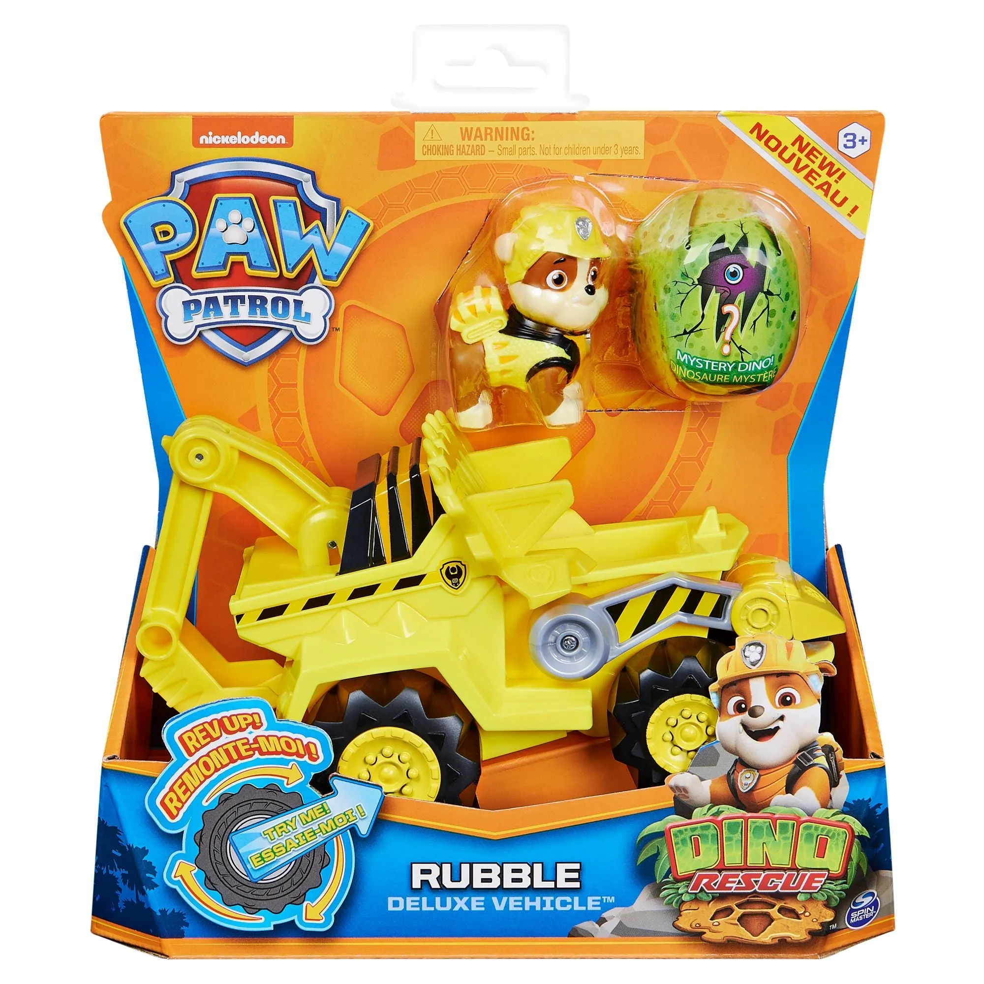 Paw Patrol Dino Rescue Themed Vehicle Rubble Deluxe Vehicle