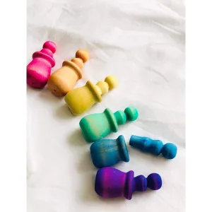Peek-a-Boo Peg Set - Montessori Toy Set