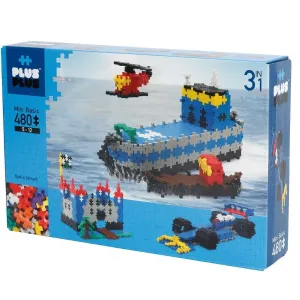 Plus-Plus: Basic 480 Pieces 3 in 1 Construction Toy