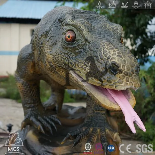 Prehistoric Beasts Giant Lizard Megalania Model-AFM003