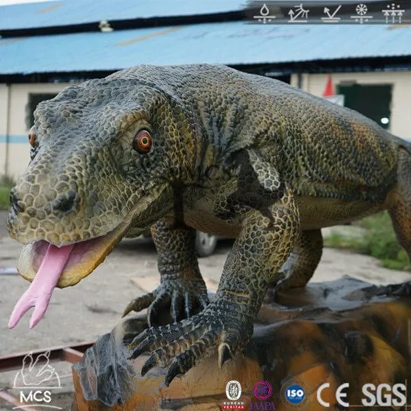 Prehistoric Beasts Giant Lizard Megalania Model-AFM003
