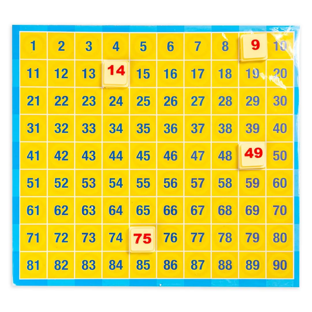 Ratna's Fun Housie Jumbo with 300 Tickets & Number Tile Fixable Board Game Tambola | A Family Entertainer Party Game for All Ages