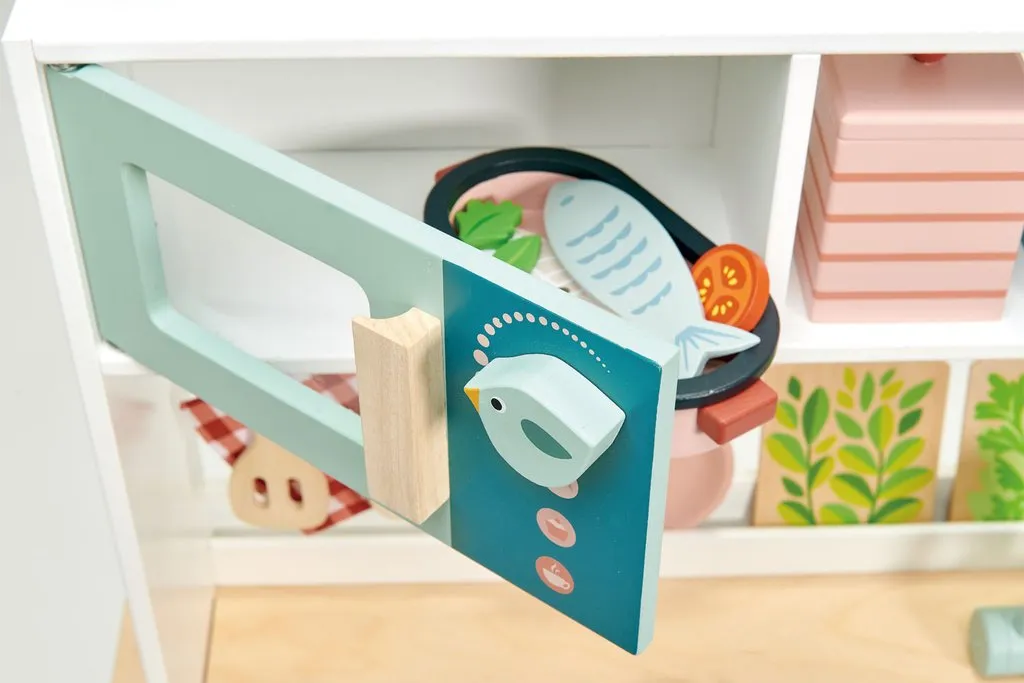 Retro Wooden Toy Kitchen Range
