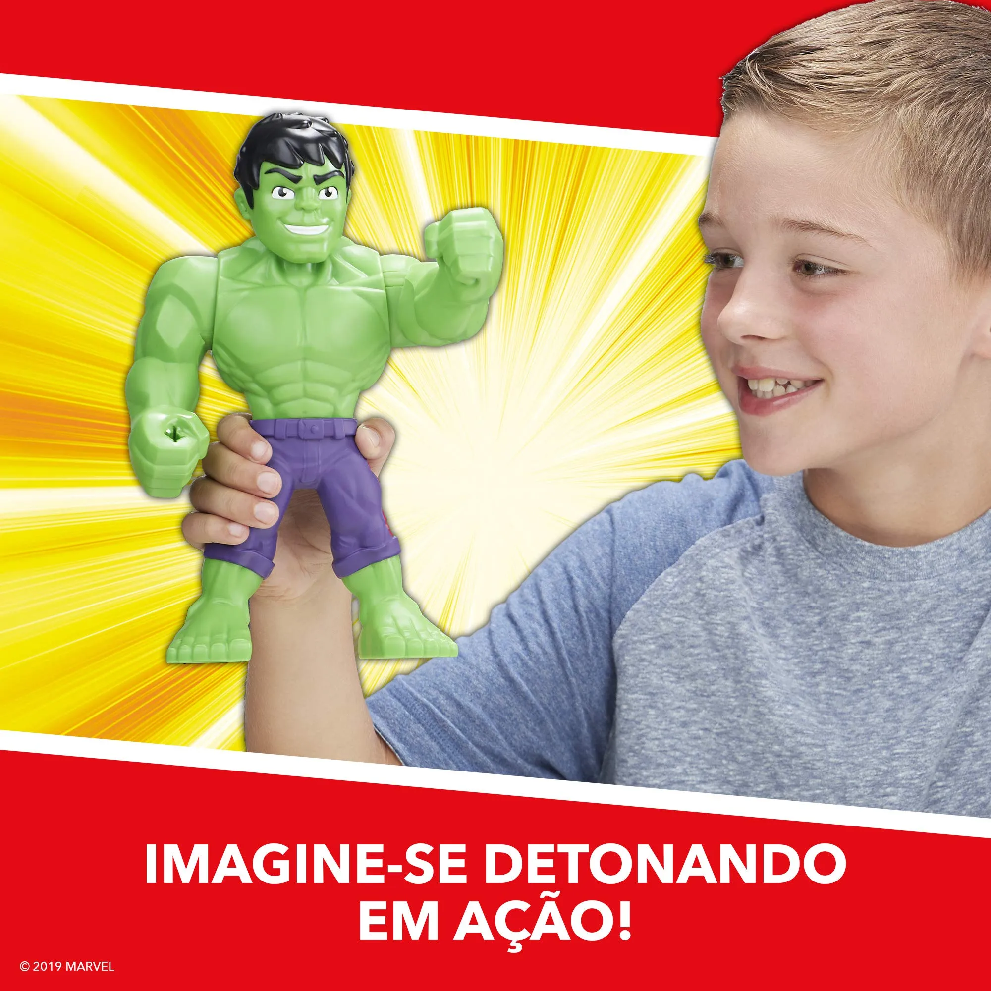 Super Hero Adventures Playskool Marvel Super Hero Adventures Mega Mighties Hulk Collectible 10-Inch Action Figure Toys for Ages 3 and Up Kids