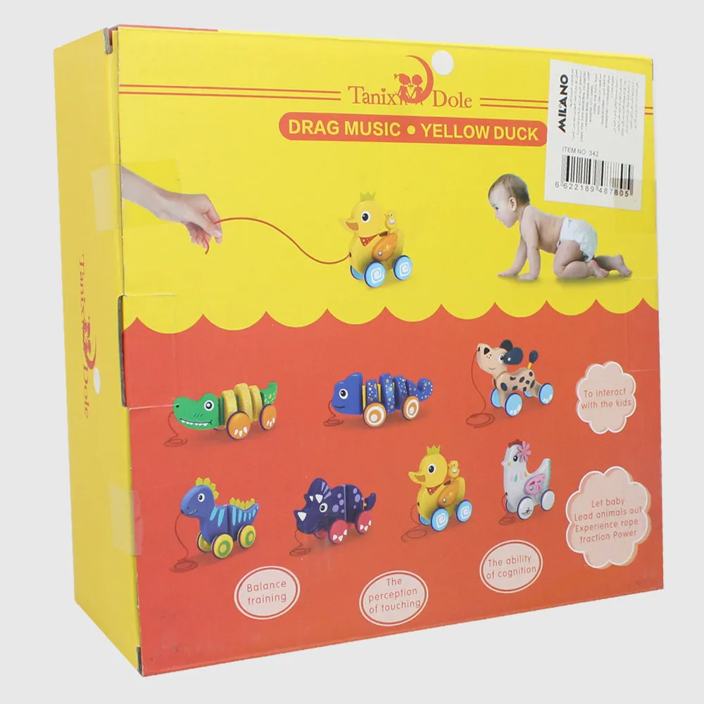 Tanix Dole - Yellow Duck Push And Pull Toy