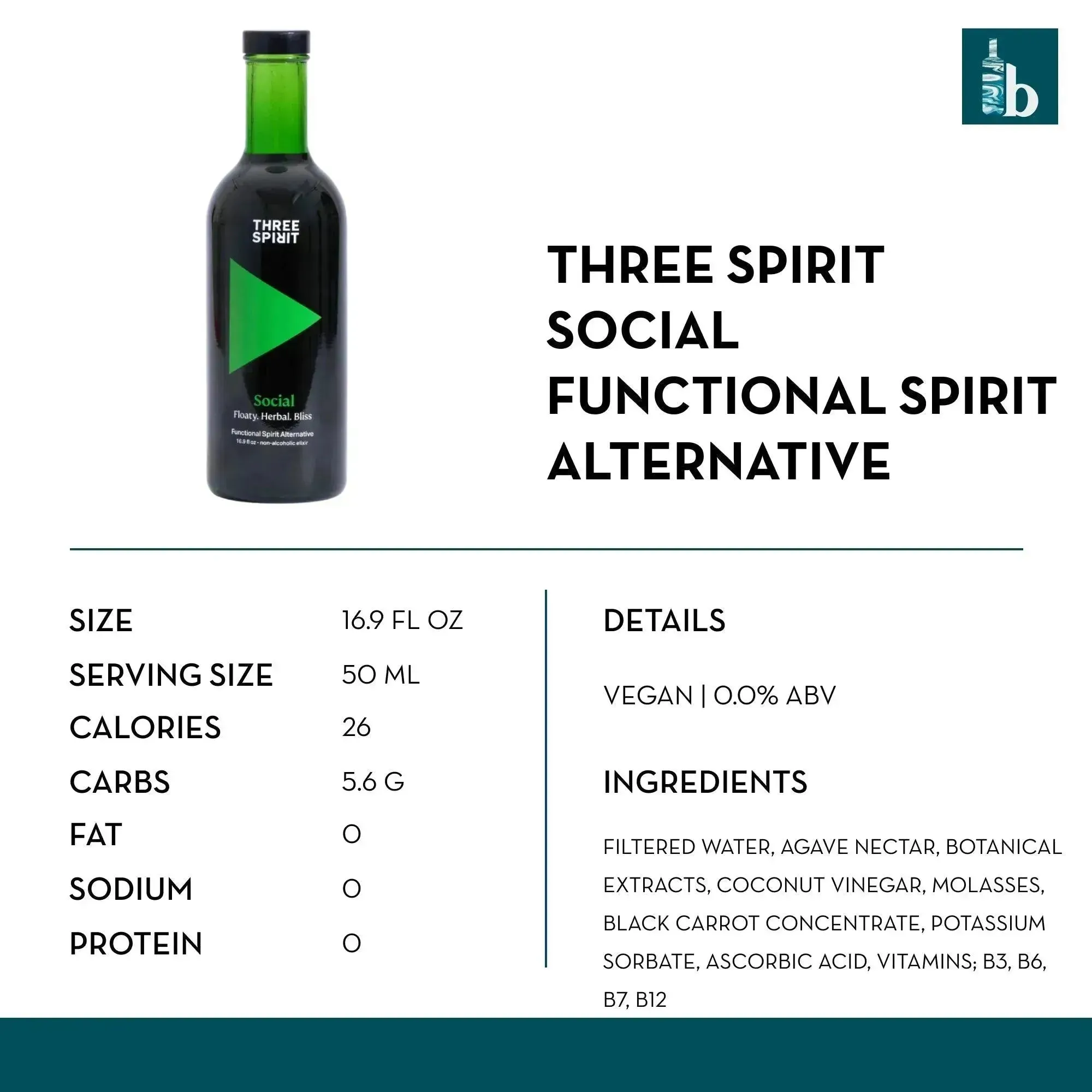 Three Spirit Non-Alcoholic Social Elixir
