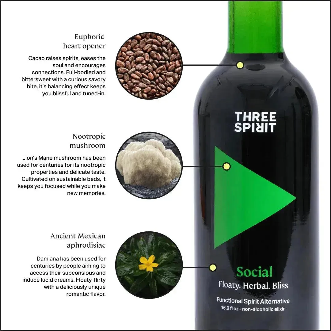 Three Spirit Non-Alcoholic Social Elixir