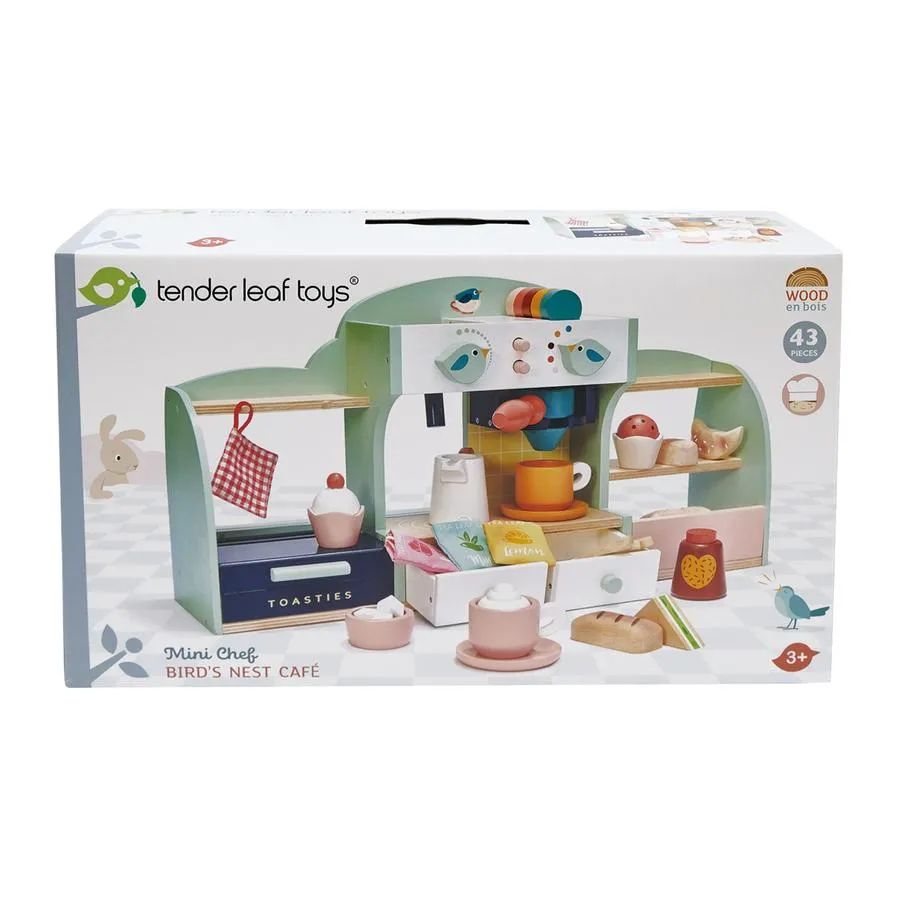 Wooden Birds Nest Toy Cafe