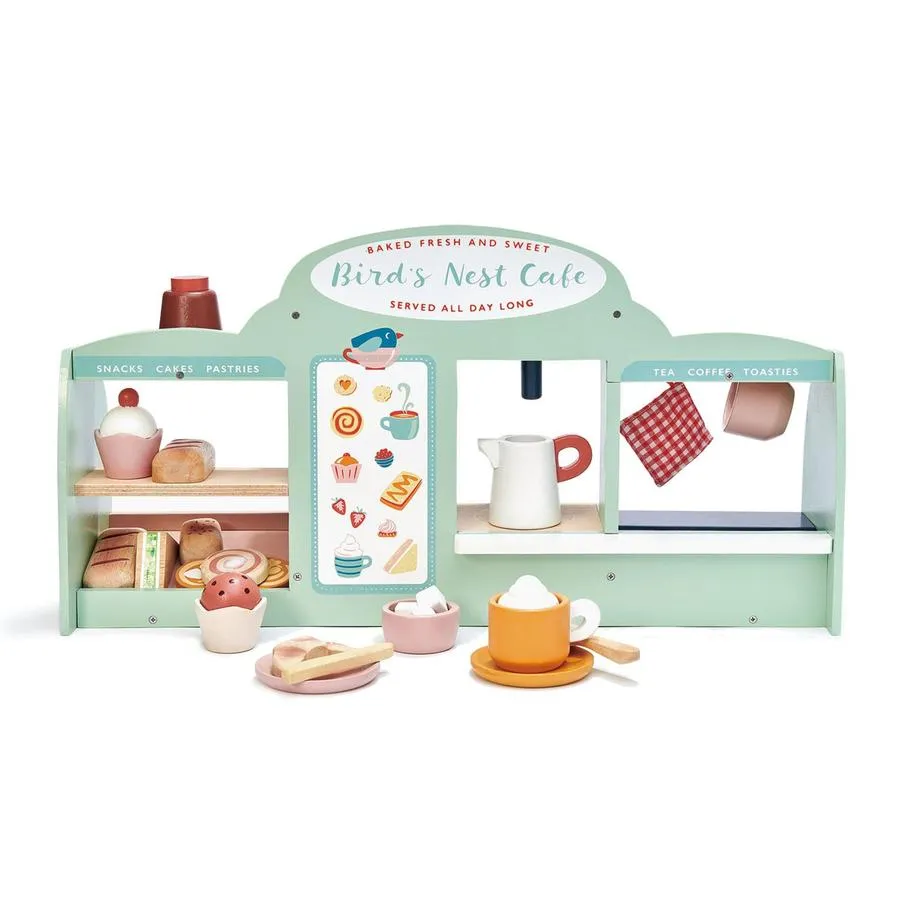 Wooden Birds Nest Toy Cafe