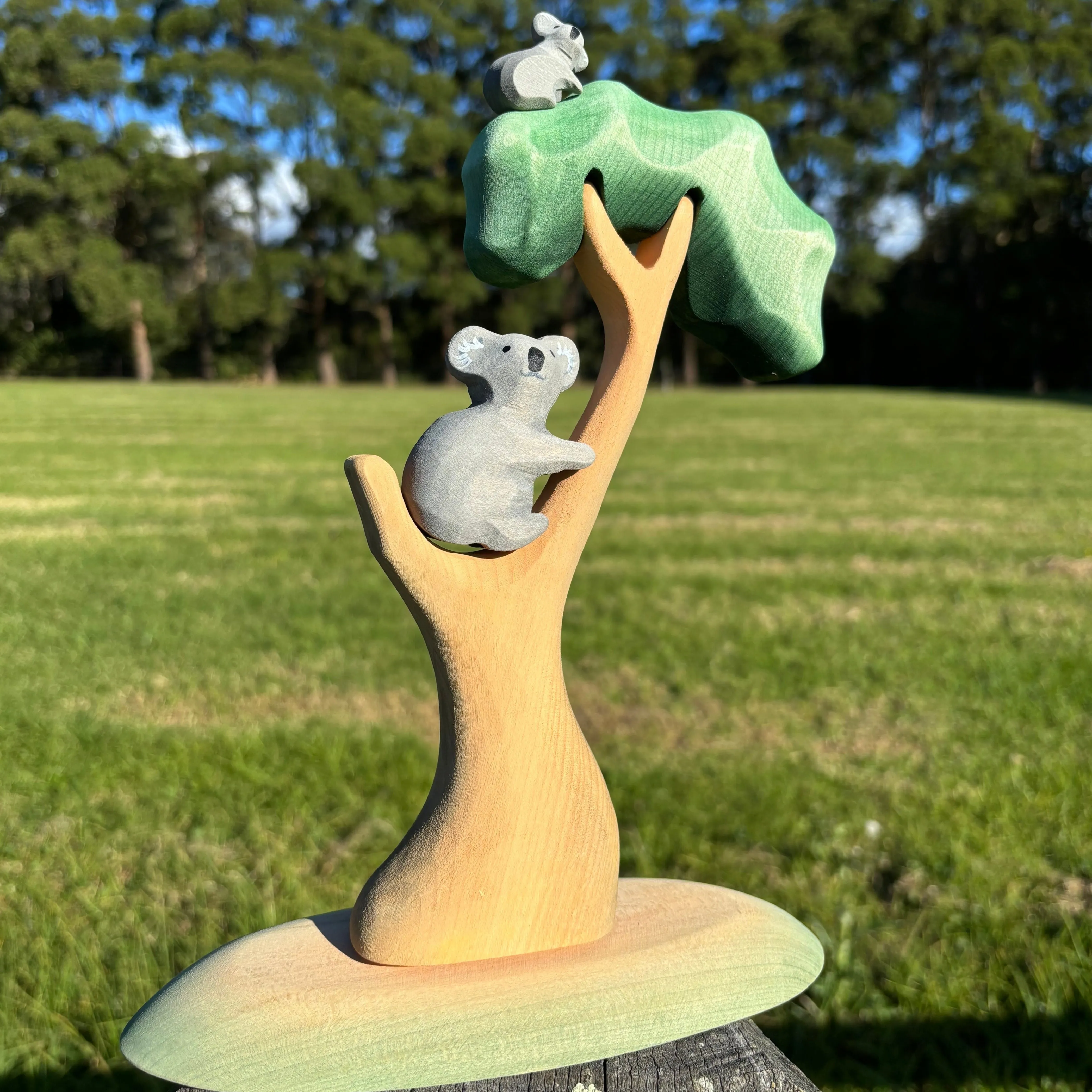Wooden Koala, Joey & Tree Set *EXCLUSIVE TO HGD*
