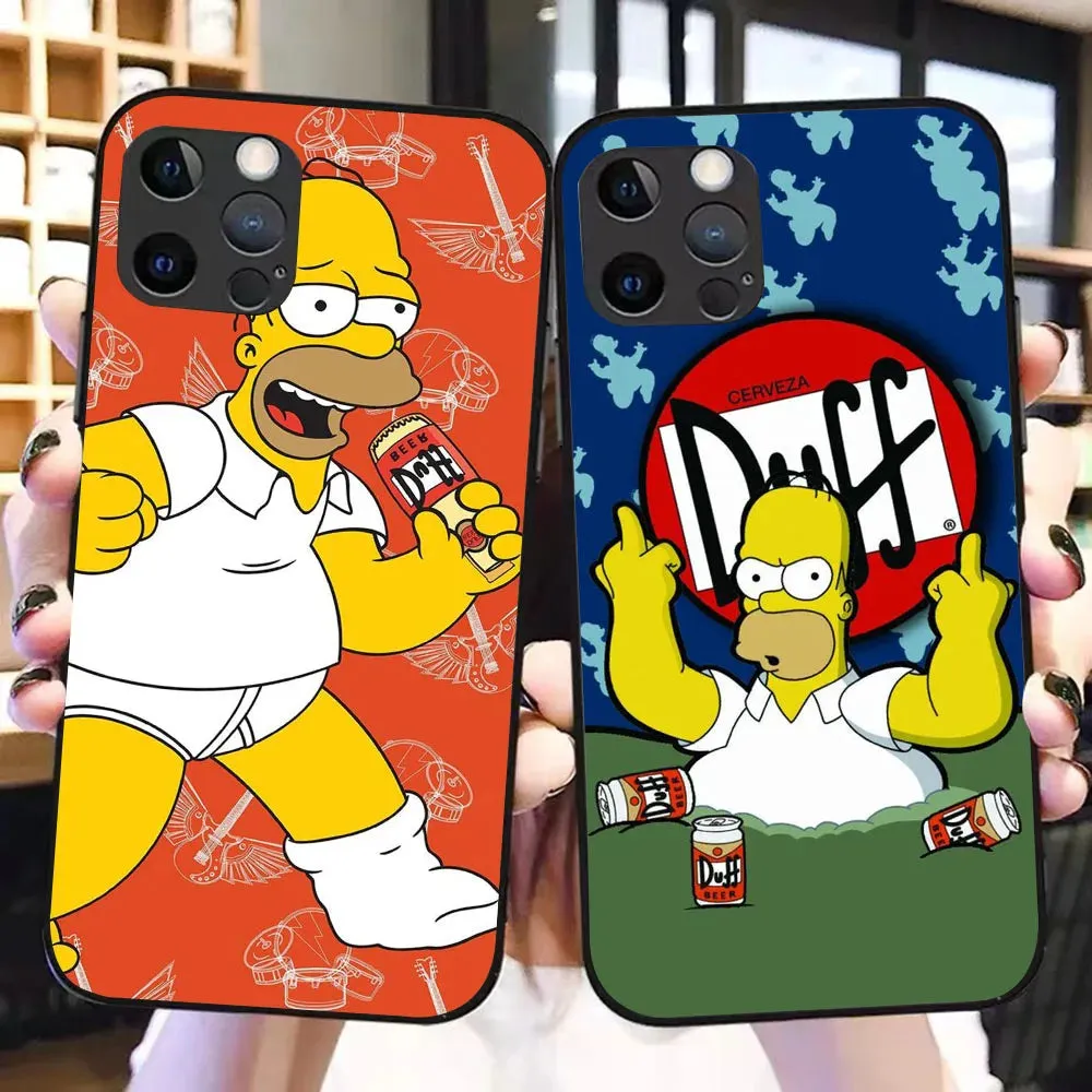 YS-61 Simpson Family Silicone Case For iPhone 1