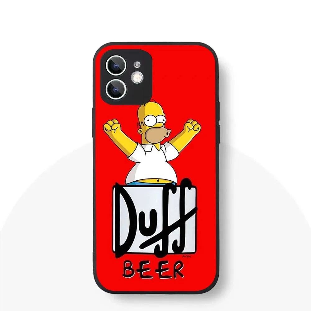 YS-61 Simpson Family Silicone Case For iPhone 1
