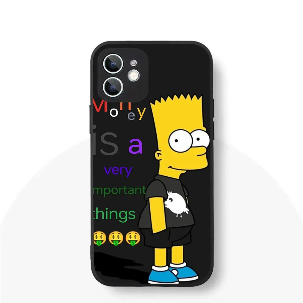 YS-61 Simpson Family Silicone Case For iPhone 1