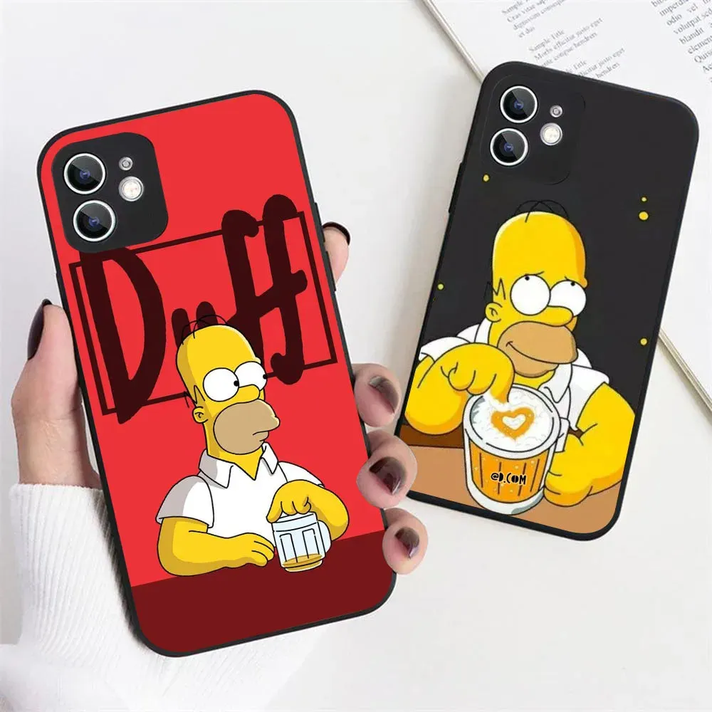 YS-61 Simpson Family Silicone Case For iPhone 1